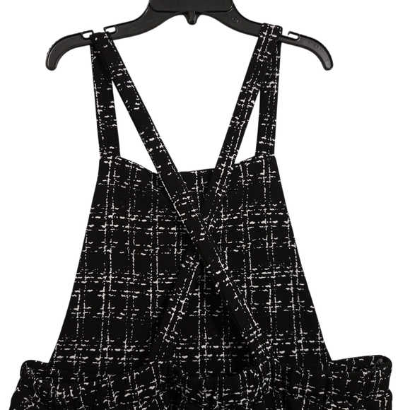 SHEIN Curvy Pinafore Dresses Monochrome Patterned Mini Dress Plus SZ 2XL - Picture 3 of 7